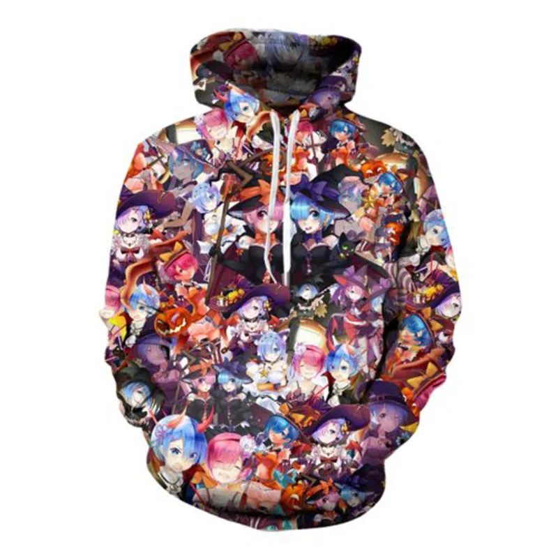 SOSHIRL Kawaii Anime Hoodie Mens Hoodies Ram and Rem Halloween Hoody Funny Cool Hero Outfit Women/men's Jumper Tops Plus Size
SOSHIRL Kawaii Anime Hoodie Mens Hoodies Ram and Rem Halloween Hoody Funny Cool Hero Outfit Women/men's Jumper Tops Plus Size