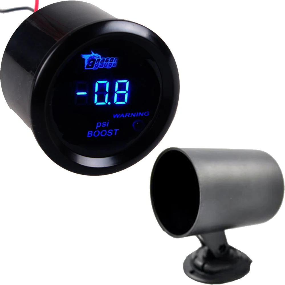 2" 52mm Black Car Motor Digital Blue LED PSI Turbo Boost LED Gauge Meter + 52mm Black Pod
2" 52mm Black Car Motor Digital Blue LED PSI Turbo Boost LED Gauge Meter + 52mm Black Pod