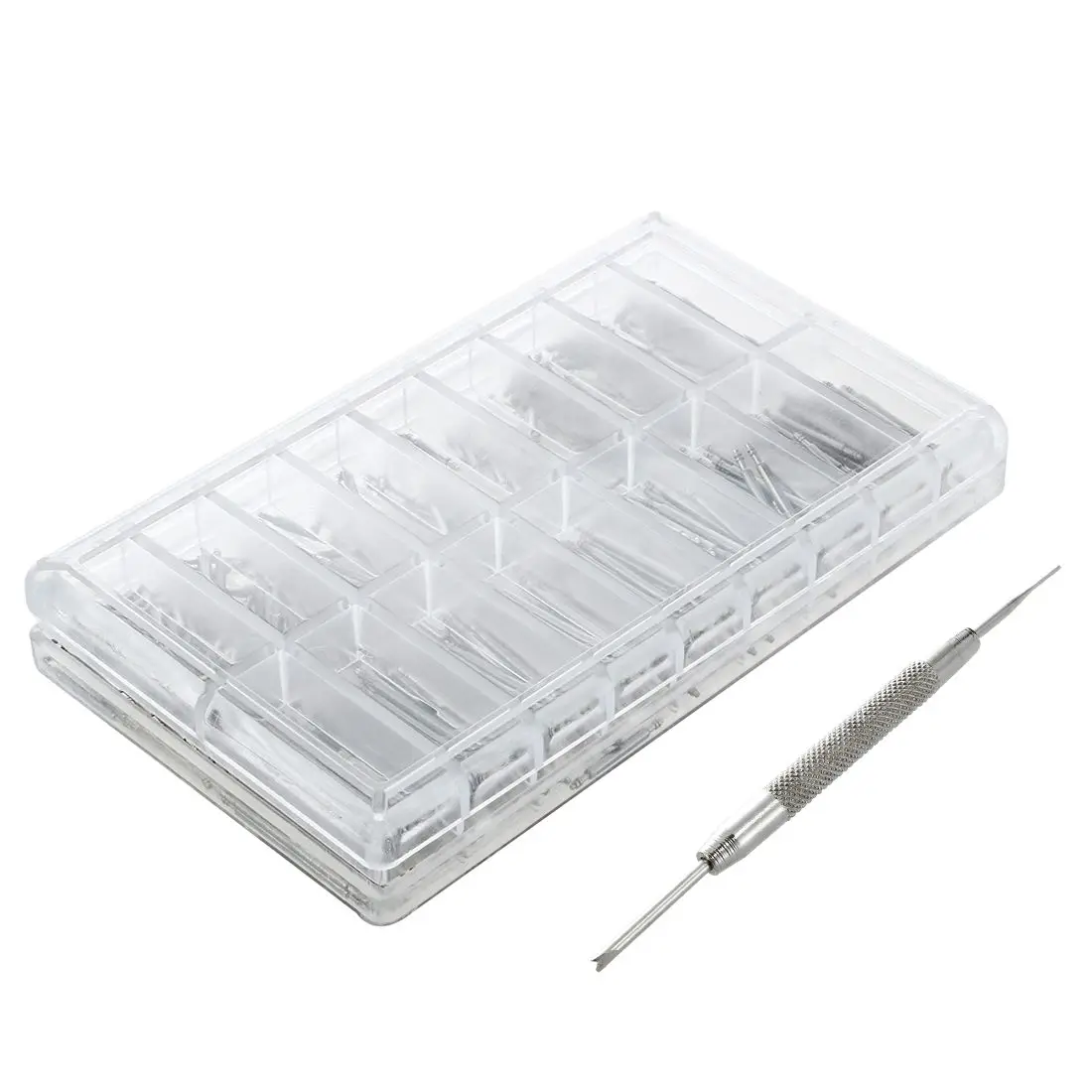6--23mm 360Pcs Watch Band Spring Bars Metal Strap Link Pins Remover Repair Tool
6--23mm 360Pcs Watch Band Spring Bars Metal Strap Link Pins Remover Repair Tool