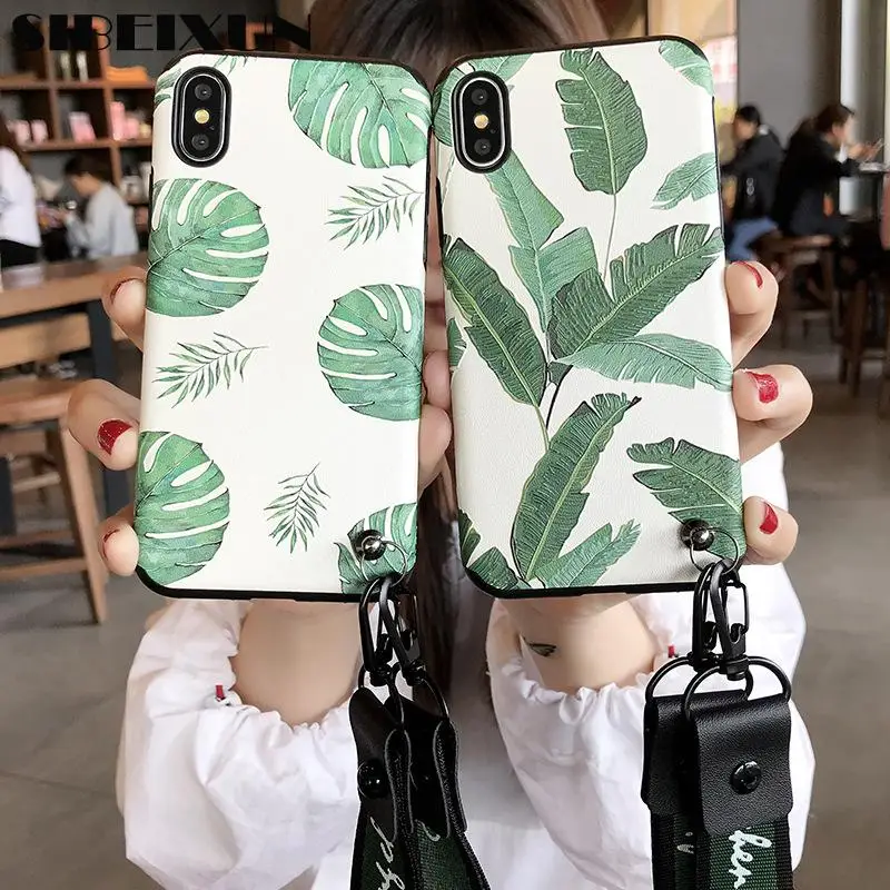 SIBEIXUN 3D tree leaves cover case for For iPhone 6 6s 7 8 Plus X XS with hang rope
SIBEIXUN 3D tree leaves cover case for For iPhone 6 6s 7 8 Plus X XS with hang rope