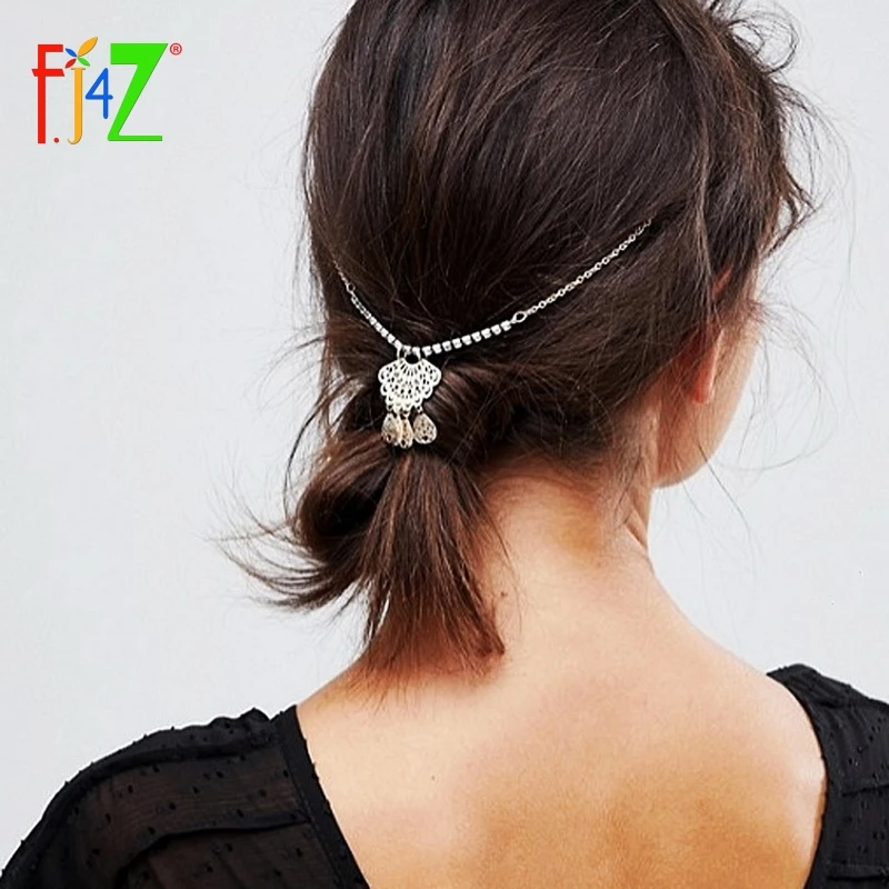 F.J4Z New Fashion Bohemian Hair Chain Gorgeous Double Clips Rhinestone Waterdrop Bridal Jewelry Accessories
F.J4Z New Fashion Bohemian Hair Chain Gorgeous Double Clips Rhinestone Waterdrop Bridal Jewelry Accessories