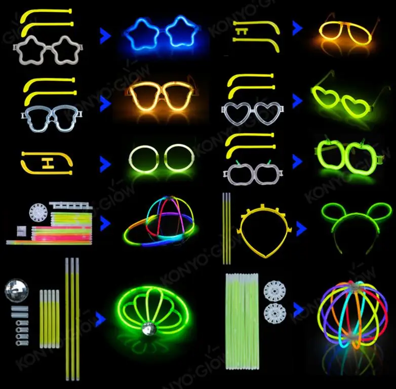 DIY Colorful Glow Light Sticks Bracelets Necklace Weddings Bars Party Decor Create An Atmosphere Toys Colorful Glow Sticks 10pcs
DIY Colorful Glow Light Sticks Bracelets Necklace Weddings Bars Party Decor Create An Atmosphere Toys Colorful Glow Sticks 10pcs