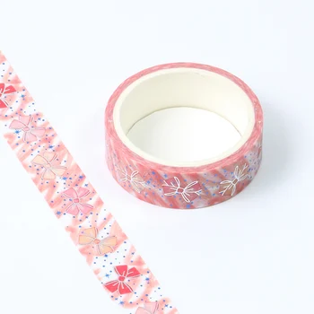 New Paper Pink Washi Foil Tape Bow Scrapbooking Tools Photo Album Diy Decorative Tapes silver foil tape
New Paper Pink Washi Foil Tape Bow Scrapbooking Tools Photo Album Diy Decorative Tapes silver foil tape