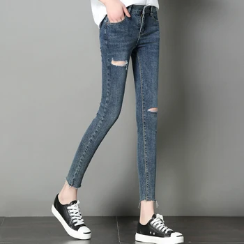 Skinny Ripped Jeans Pants Woman 2018 Stretch Jeans Leggings Female Pencil Pants Plus Size 4XL Femme Pantalon Large S 
Skinny Ripped Jeans Pants Woman 2018 Stretch Jeans Leggings Female Pencil Pants Plus Size 4XL Femme Pantalon Large S