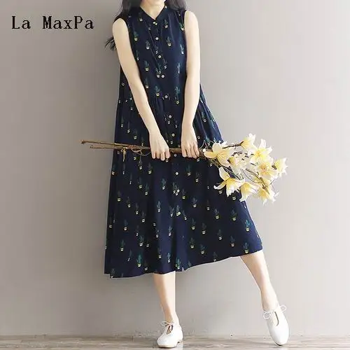 2018 Summer Women Floral Dresses O Neck Sleeveless Beach Dress Mori Gril Femme Casual Clothing O Neck Cotton Dress Vestidos
2018 Summer Women Floral Dresses O Neck Sleeveless Beach Dress Mori Gril Femme Casual Clothing O Neck Cotton Dress Vestidos