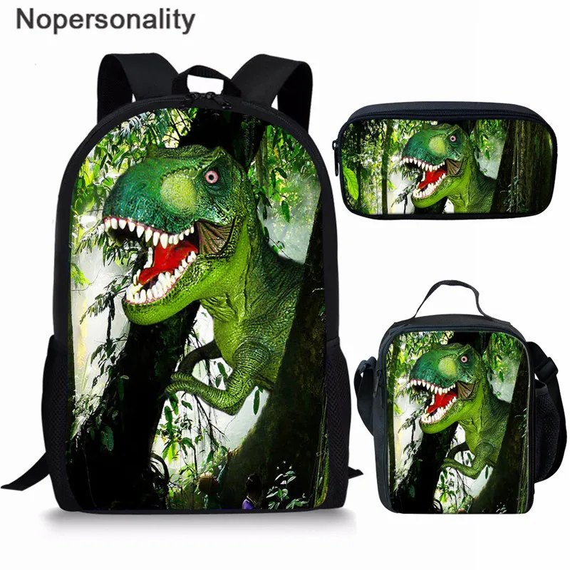 Nopersonality 3D Dinosaur Print Animals World School Backpack Jurassic Tyrannosaurus Kids Backpack for Boys Children Travel Bag
Nopersonality 3D Dinosaur Print Animals World School Backpack Jurassic Tyrannosaurus Kids Backpack for Boys Children Travel Bag