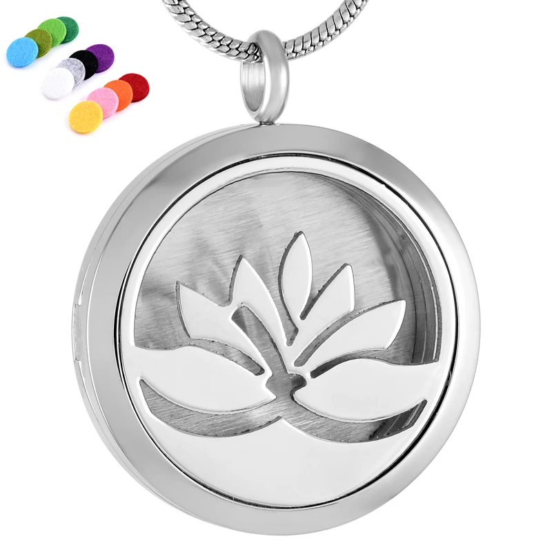 IJP0004 5pcs Silver color Yoga Lotus pendant (30mm) Aromatherapy/Essential Oil surgical S.Steel Perfume Diffuser Locket Necklace
IJP0004 5pcs Silver color Yoga Lotus pendant (30mm) Aromatherapy/Essential Oil surgical S.Steel Perfume Diffuser Locket Necklace