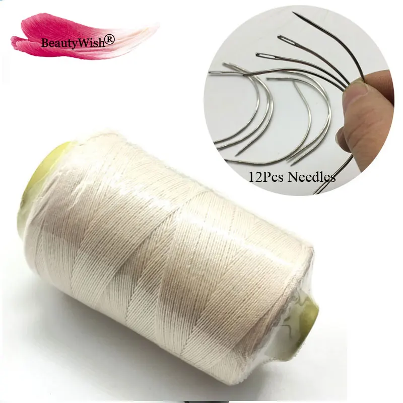 12Pcs/Bag C Shape Curved Needles And 1 Black Roll Cotton Thread Wig Making Crochet Braids Ventilating Hair Weaving Needle
12Pcs/Bag C Shape Curved Needles And 1 Black Roll Cotton Thread Wig Making Crochet Braids Ventilating Hair Weaving Needle