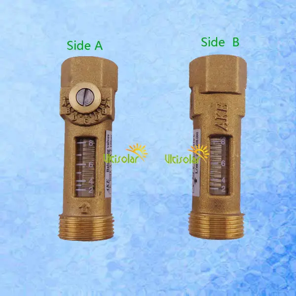 G3/4 Male* G1/2 Female Mechanical Flow Meter Reading 2-8L/min USC-MS21TA Spring flowmeter Brass Flow reader Balancing Valve
G3/4 Male* G1/2 Female Mechanical Flow Meter Reading 2-8L/min USC-MS21TA Spring flowmeter Brass Flow reader Balancing Valve