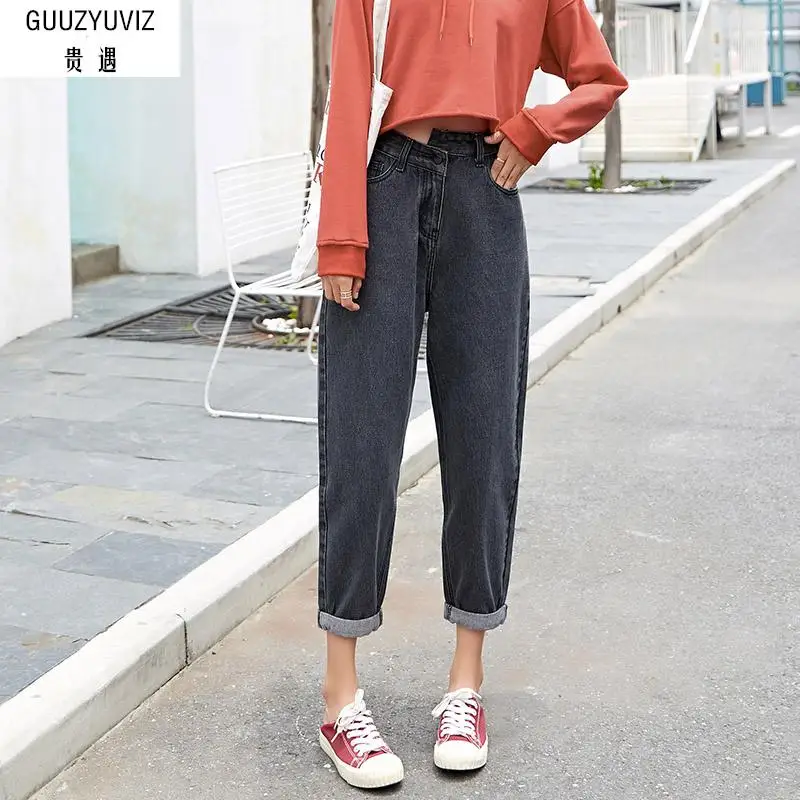 GUUZYUVIZ Vintage Casual Jeans Woman Plus Size High Waist Wide Leg Pants Loose Autumn Mujer Boyfriend Jeans For Women
GUUZYUVIZ Vintage Casual Jeans Woman Plus Size High Waist Wide Leg Pants Loose Autumn Mujer Boyfriend Jeans For Women