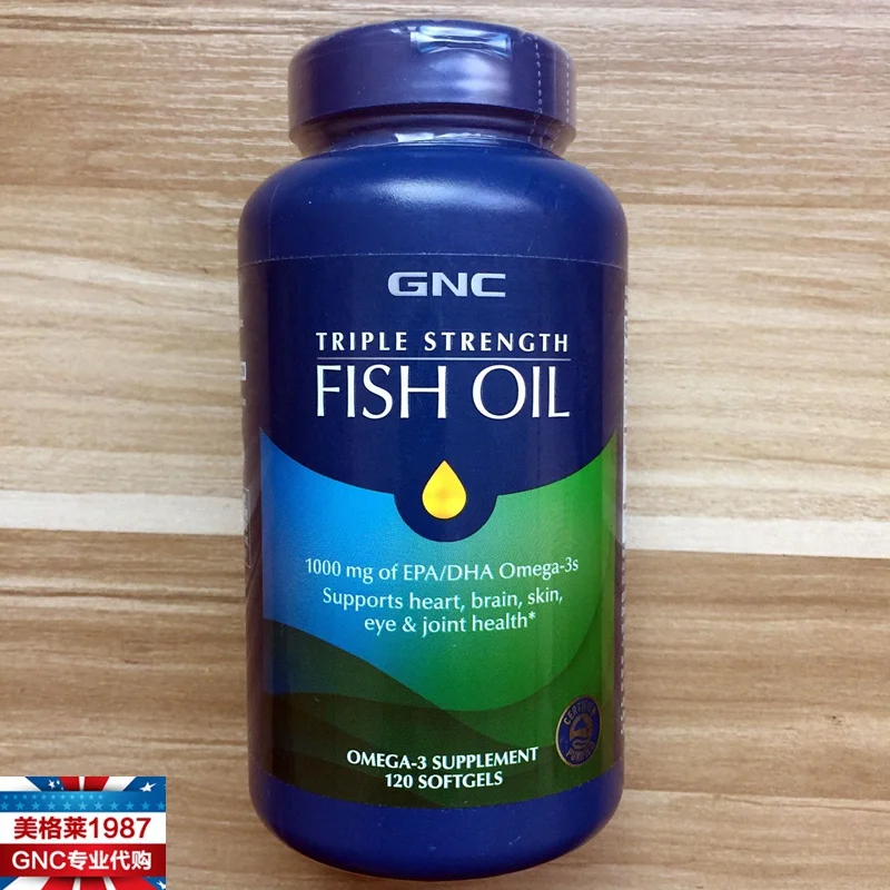 Free shipping Fish Oil 1000 mg /120 softgels EPA/DHA 0mega-3s supports heart brain skin eye&joint health
Free shipping Fish Oil 1000 mg /120 softgels EPA/DHA 0mega-3s supports heart brain skin eye&joint health