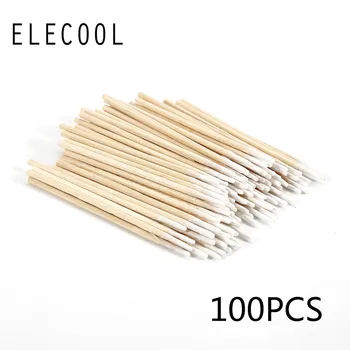 ELECOOL 100pcs Cotton Swab Buds Sticks with Mini Pointed Tip head Abacterial Medical Dental Accessories 7cm
ELECOOL 100pcs Cotton Swab Buds Sticks with Mini Pointed Tip head Abacterial Medical Dental Accessories 7cm