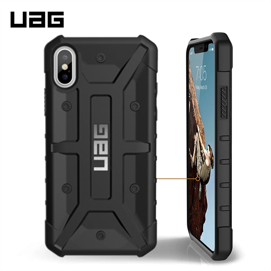 

URBAN ARMOR GEAR UAG Case For Apple iPhone X & iPhone XS [5.8-inch Screen] Pathfinder Series Feather-Light Rugged Armor Case