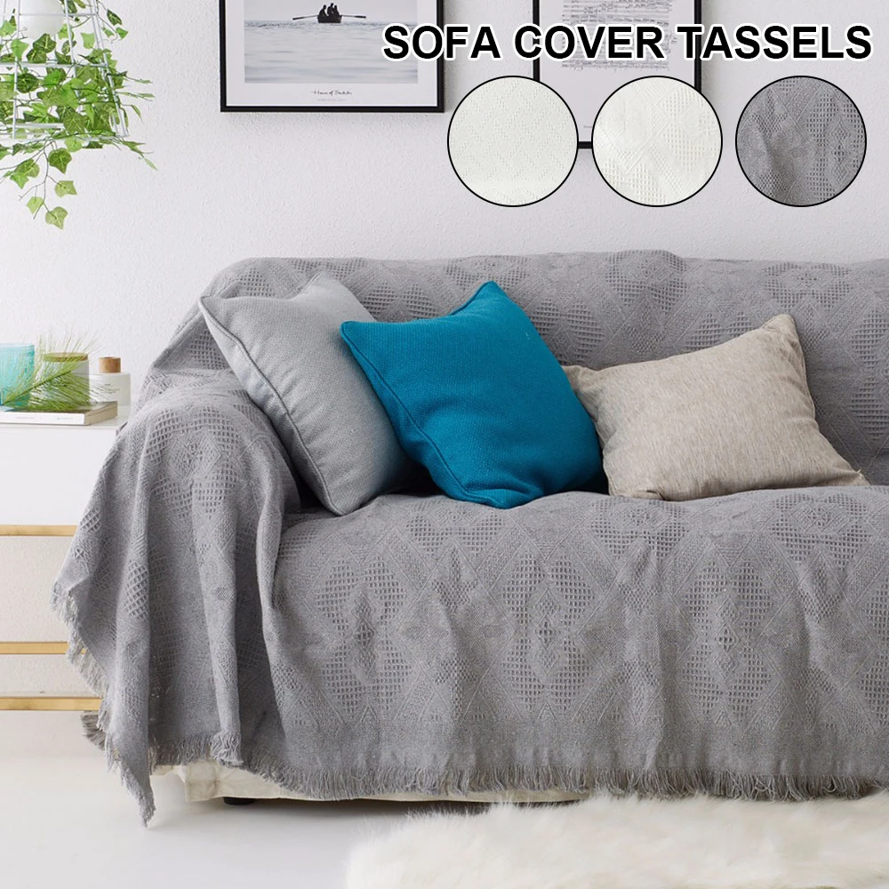 Sofa Blanket Sofa Cover Slip-Resistant Soft Cotton Anti-Mite Towel with Tassel Thick Knitted Sofa Cushion Couch Cover
Sofa Blanket Sofa Cover Slip-Resistant Soft Cotton Anti-Mite Towel with Tassel Thick Knitted Sofa Cushion Couch Cover