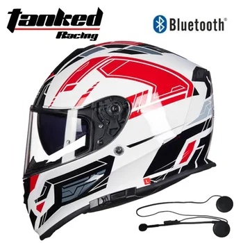 New Eur ECE certification Tanked Racing Full Face Motorcycle Helmet ABS Double lens Motorbike Helmets PC Visor with Bluetooth
New Eur ECE certification Tanked Racing Full Face Motorcycle Helmet ABS Double lens Motorbike Helmets PC Visor with Bluetooth