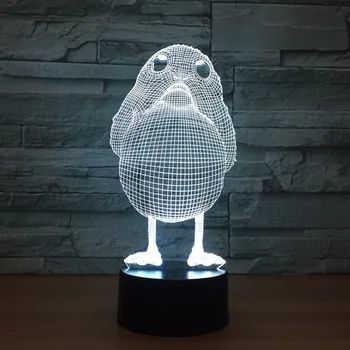 3D LED Illusion Lamp with 7 Colors LED Little Chick Birds Shape Lamp as Decorative Lights Lamp Kids Birthday Gift Drop Shipping
3D LED Illusion Lamp with 7 Colors LED Little Chick Birds Shape Lamp as Decorative Lights Lamp Kids Birthday Gift Drop Shipping