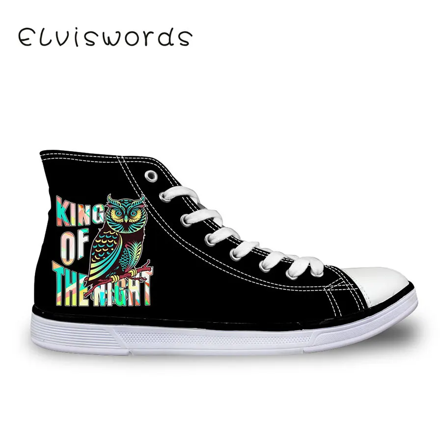 Women's High-top Vulcanized Shoes Canvas Shoes Fashion Owl Printed Cute Lace-up Flat Casual Shoes Wear Resistant Sneakers
Women's High-top Vulcanized Shoes Canvas Shoes Fashion Owl Printed Cute Lace-up Flat Casual Shoes Wear Resistant Sneakers