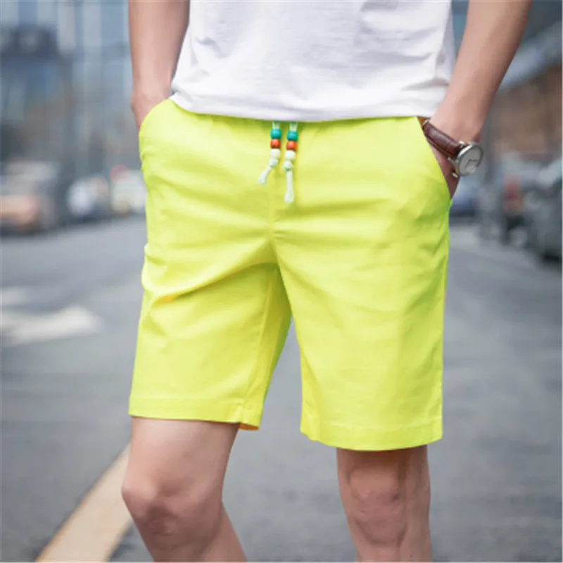 Summer loose breathable linen shorts, thin solid color cotton beach shorts, Korean trend students slim casual shorts
Summer loose breathable linen shorts, thin solid color cotton beach shorts, Korean trend students slim casual shorts