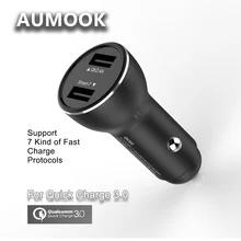 Car Charger Dual USB Quick Charge 3.0 Fast Car USB Charger for IPhone Samsung Xiaomi HTC Huawei Qualcomm Quick Charge 3.0 
Car Charger Dual USB Quick Charge 3.0 Fast Car USB Charger for IPhone Samsung Xiaomi HTC Huawei Qualcomm Quick Charge 3.0
