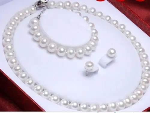 Free Shipping >>>>> GORGEOUS ROUND 9-10MM SOUTH SEA WHITE PEARL NECKLACE &BRACELET&EARRING
Free Shipping >>>>> GORGEOUS ROUND 9-10MM SOUTH SEA WHITE PEARL NECKLACE &BRACELET&EARRING