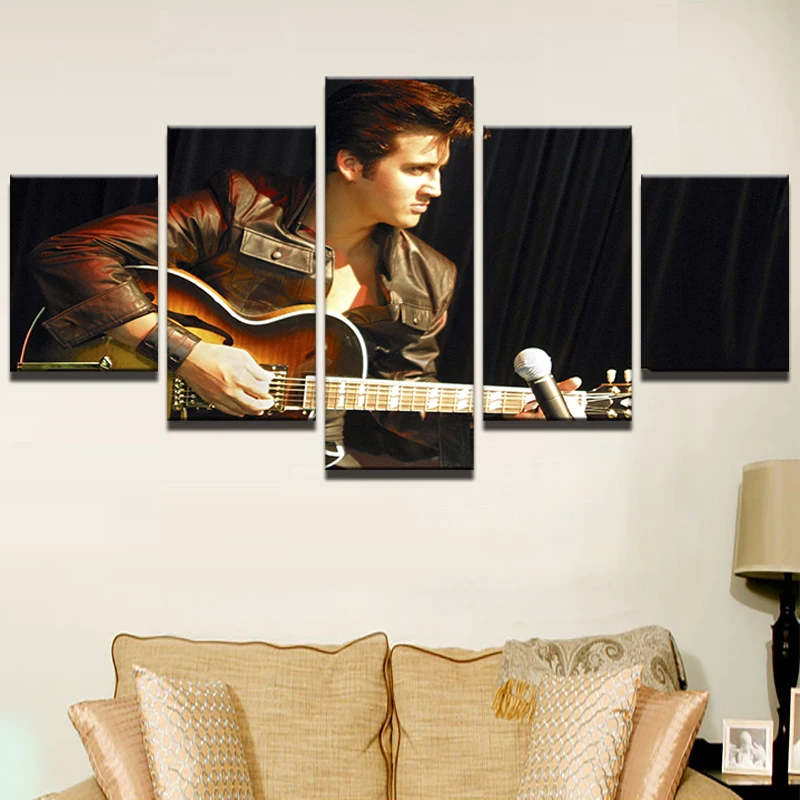 5 Pieces HD Print Elvis Presley Play Guitar Canvas Painting Fighter Poster Prints Wall Art Home Decor WD-1054
5 Pieces HD Print Elvis Presley Play Guitar Canvas Painting Fighter Poster Prints Wall Art Home Decor WD-1054