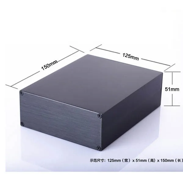 Aluminum box enclosure 125X51X150mm DIY project electric splitted box extrusion case Electronics PCB enclosure amplifier case
Aluminum box enclosure 125X51X150mm DIY project electric splitted box extrusion case Electronics PCB enclosure amplifier case