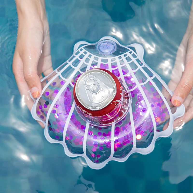 3 Pieces/Set Glitter Shell Drink Floats Cup Holder 2018 Inflatable Swim Pool Float Beach Party Toys Kids Adult Beverage Holders
3 Pieces/Set Glitter Shell Drink Floats Cup Holder 2018 Inflatable Swim Pool Float Beach Party Toys Kids Adult Beverage Holders