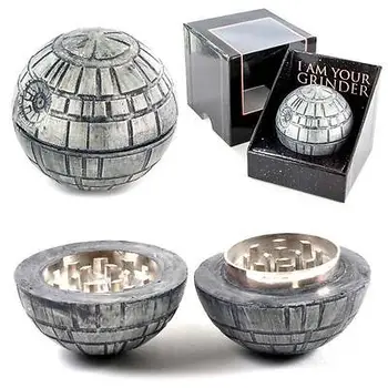 50mm Herb Grinding Machine New Fashion Star Wars Death Star Tobacco Mill Zinc Alloy Herbal Spice Crusher Smoke Metal
50mm Herb Grinding Machine New Fashion Star Wars Death Star Tobacco Mill Zinc Alloy Herbal Spice Crusher Smoke Metal