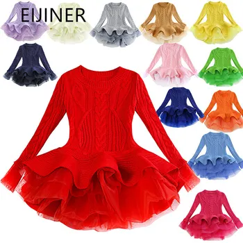 Girls Dresses Autumn and Winter Girls Clothing Knitting Princess Party Dress Elegant Ceremony 2-8 Years Teenage Girl Costume
Girls Dresses Autumn and Winter Girls Clothing Knitting Princess Party Dress Elegant Ceremony 2-8 Years Teenage Girl Costume