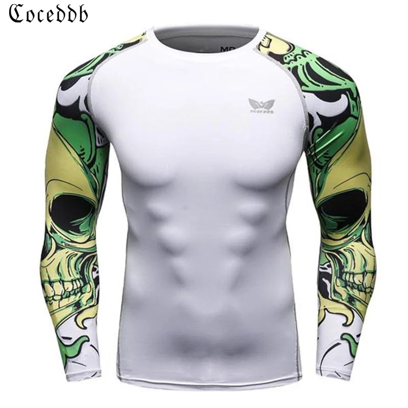 Mens Compression Shirts Bodybuilding Tight Long Sleeves Rashguard Clothings MMA Exercise Workout Fitness Sportswear
Mens Compression Shirts Bodybuilding Tight Long Sleeves Rashguard Clothings MMA Exercise Workout Fitness Sportswear