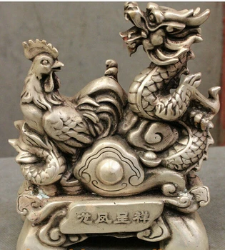 ymying 1030+++++++FengShui Chinese Silver Folk Lucky Wealth Year Zodiac Phoenix Dragon Cock Statue
ymying 1030+++++++FengShui Chinese Silver Folk Lucky Wealth Year Zodiac Phoenix Dragon Cock Statue