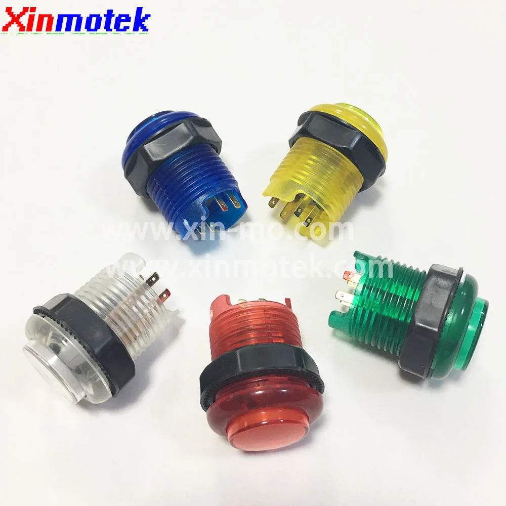 10PCS of 28mm 5V Illuminated Button Screw Fix /HAPP Push Button / Arcade Game Machine Accessories/ JAMMA MAME
10PCS of 28mm 5V Illuminated Button Screw Fix /HAPP Push Button / Arcade Game Machine Accessories/ JAMMA MAME