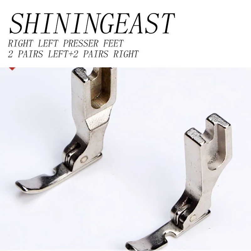 2 pair/lot right left pressing Foot Feet Presser Domestic Sewing Machine tailor tools Accessories Industrial needle1002
2 pair/lot right left pressing Foot Feet Presser Domestic Sewing Machine tailor tools Accessories Industrial needle1002