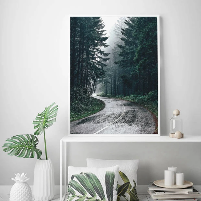 Forest Nature Photography Trees Wall Art Canvas Painting Picture Road Photo Scandinavian Poster Prints Home Room Wall Art Decor
Forest Nature Photography Trees Wall Art Canvas Painting Picture Road Photo Scandinavian Poster Prints Home Room Wall Art Decor