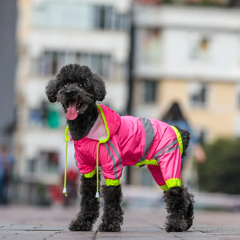 Four Seasons Dog Great Raincoat Reflective Overalls For Puppies Little Small MediumAnimals Anti Rain Pet Waterproof Wear Costume
Four Seasons Dog Great Raincoat Reflective Overalls For Puppies Little Small MediumAnimals Anti Rain Pet Waterproof Wear Costume