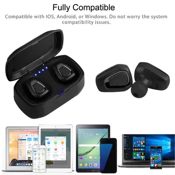 TWS Wireless Bluetooth Headset Stereo Handfree Sports Bluetooth Earphone With Charging Box For iphone Android
TWS Wireless Bluetooth Headset Stereo Handfree Sports Bluetooth Earphone With Charging Box For iphone Android