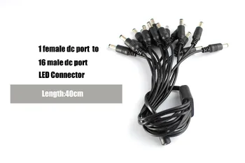 DC 1 Female to 16 Male Power Splitter CCTV Security System Camera plug Adapter Cable Connector Jack
DC 1 Female to 16 Male Power Splitter CCTV Security System Camera plug Adapter Cable Connector Jack