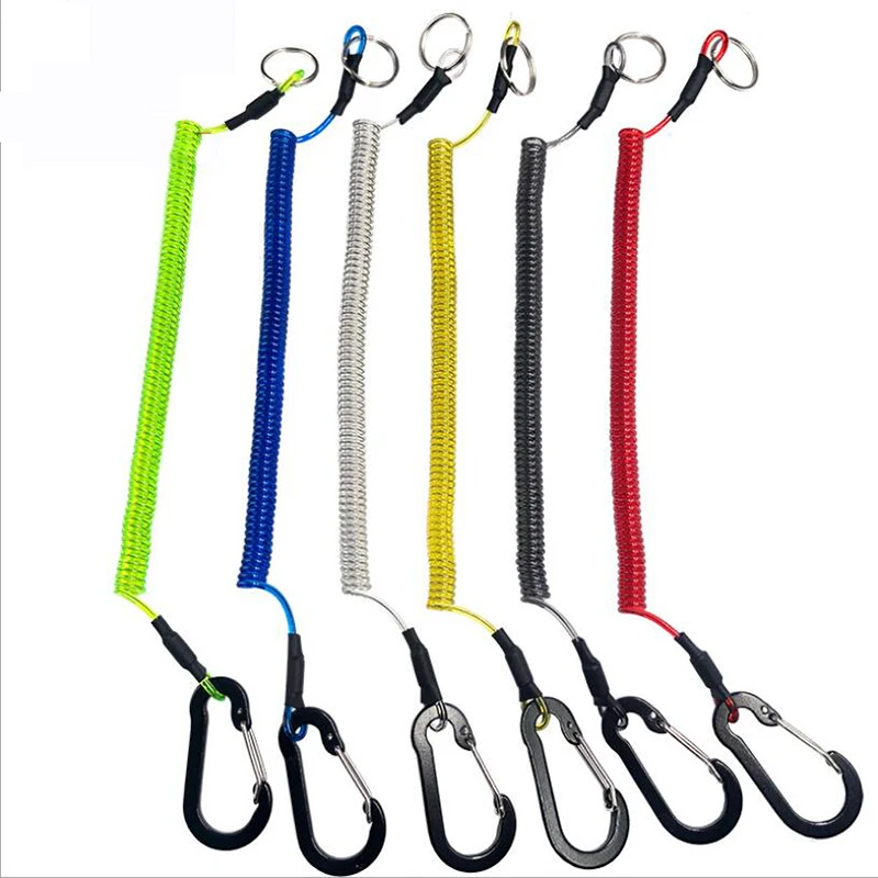 Carabiner Anti-Lost Rope sub-Plier Control Fish Hang Buckle Rope 6 Color Strong Pull Lanyard
Carabiner Anti-Lost Rope sub-Plier Control Fish Hang Buckle Rope 6 Color Strong Pull Lanyard