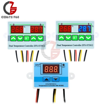W3001 ST3012 12V 24V 110V 220V LED Digital Thermostat Temperature Controller Regulator Incubator Heating Cooling Control Meter
W3001 ST3012 12V 24V 110V 220V LED Digital Thermostat Temperature Controller Regulator Incubator Heating Cooling Control Meter