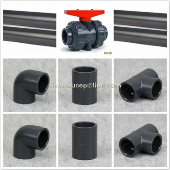 SANELY SANKING PVCU elbow T shape connector Straight connector double union ball valve 3/4'' DN20 for 25mm pipe, PVC,PPH,PVDF
SANELY SANKING PVCU elbow T shape connector Straight connector double union ball valve 3/4'' DN20 for 25mm pipe, PVC,PPH,PVDF