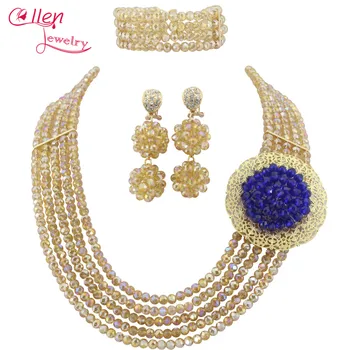2017 newest Florid champagne Nigerian wedding bridal jewelry sets for women Indian Gift Costume african beads jewelry set N0049
2017 newest Florid champagne Nigerian wedding bridal jewelry sets for women Indian Gift Costume african beads jewelry set N0049