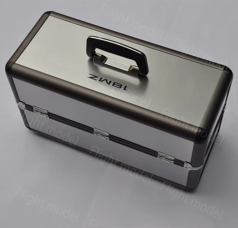 Double Layer Easy Carry Aluminum Case For Futaba 18MZ 10C 8FG 8J