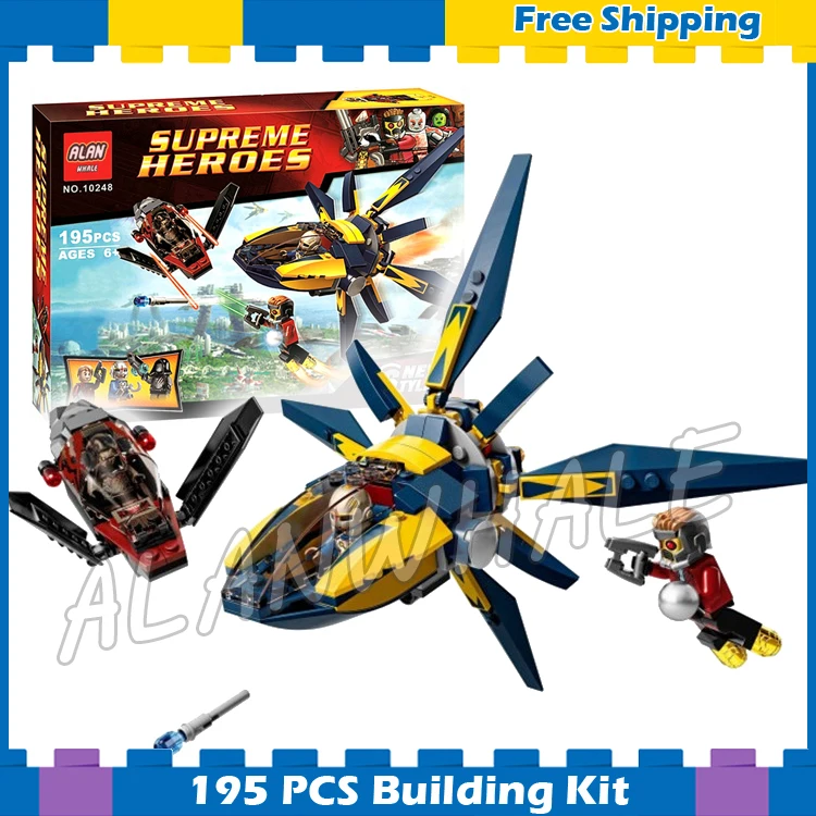 195pcs Super Heroes Guardians of the Galaxy Starblaster Showdown 10248 Model Building Blocks Boy Gifts Sets Compatible With Lego
195pcs Super Heroes Guardians of the Galaxy Starblaster Showdown 10248 Model Building Blocks Boy Gifts Sets Compatible With Lego