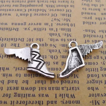 150pcs shoes antique silver alloy Pendant charm Handmade earring bracelet necklace Jewelry Making DIY Components 14*25mm
150pcs shoes antique silver alloy Pendant charm Handmade earring bracelet necklace Jewelry Making DIY Components 14*25mm