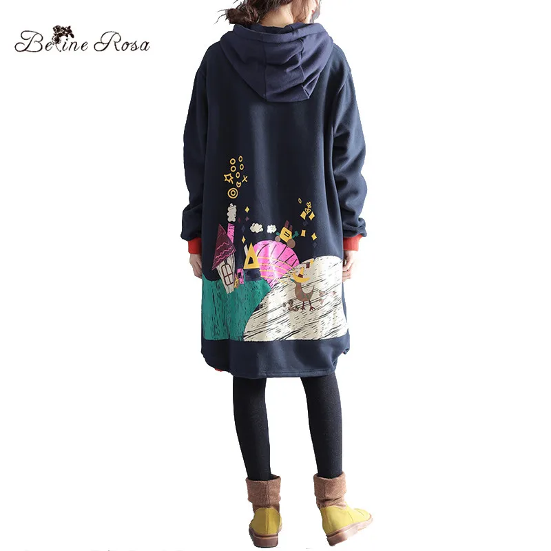 BelineRosa 2017 Women's Winter Coats Korean Fashion Character Printing Fleece Lining Plus Size Clothing without Hood HS000407
BelineRosa 2017 Women's Winter Coats Korean Fashion Character Printing Fleece Lining Plus Size Clothing without Hood HS000407