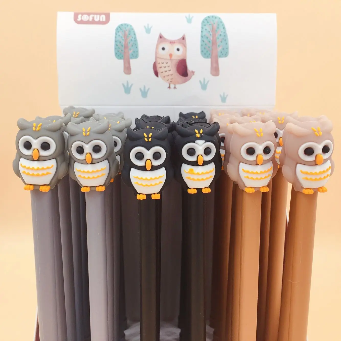 36 pcs/lot 0.5 mm Owl Collection Signature Gel Pen Escolar Papelaria School Office Supply Promotional Gift
36 pcs/lot 0.5 mm Owl Collection Signature Gel Pen Escolar Papelaria School Office Supply Promotional Gift