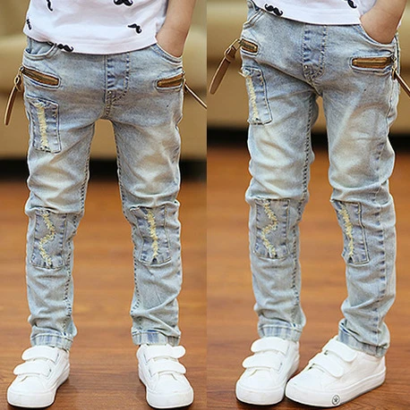 Boys & Girls Ripped Jeans Spring Summer Fall Style 2019 Trend Denim Trousers For Kids Children Distressed Hole Pants
Boys & Girls Ripped Jeans Spring Summer Fall Style 2019 Trend Denim Trousers For Kids Children Distressed Hole Pants