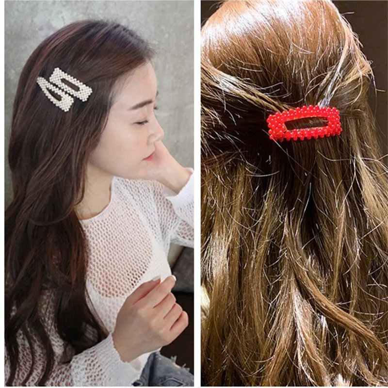 2019 NEW Red White Pearl Hair Clip for Women Elegant Korean Design Snap Barrette Stick Hairpin Hair Styling Accessories dropship
2019 NEW Red White Pearl Hair Clip for Women Elegant Korean Design Snap Barrette Stick Hairpin Hair Styling Accessories dropship