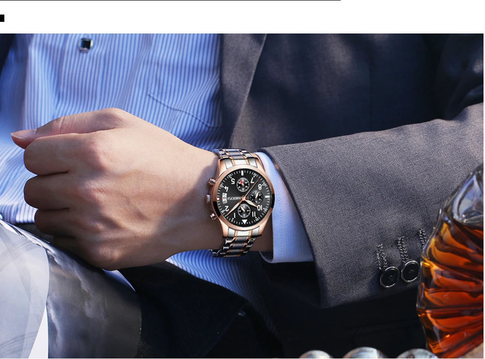 Relogio Masculino NIBOSI Mens Watches Top Brand Luxury Famous Brand Watch Men Waterproof Stainless Steel Sport Watch For Men (48)