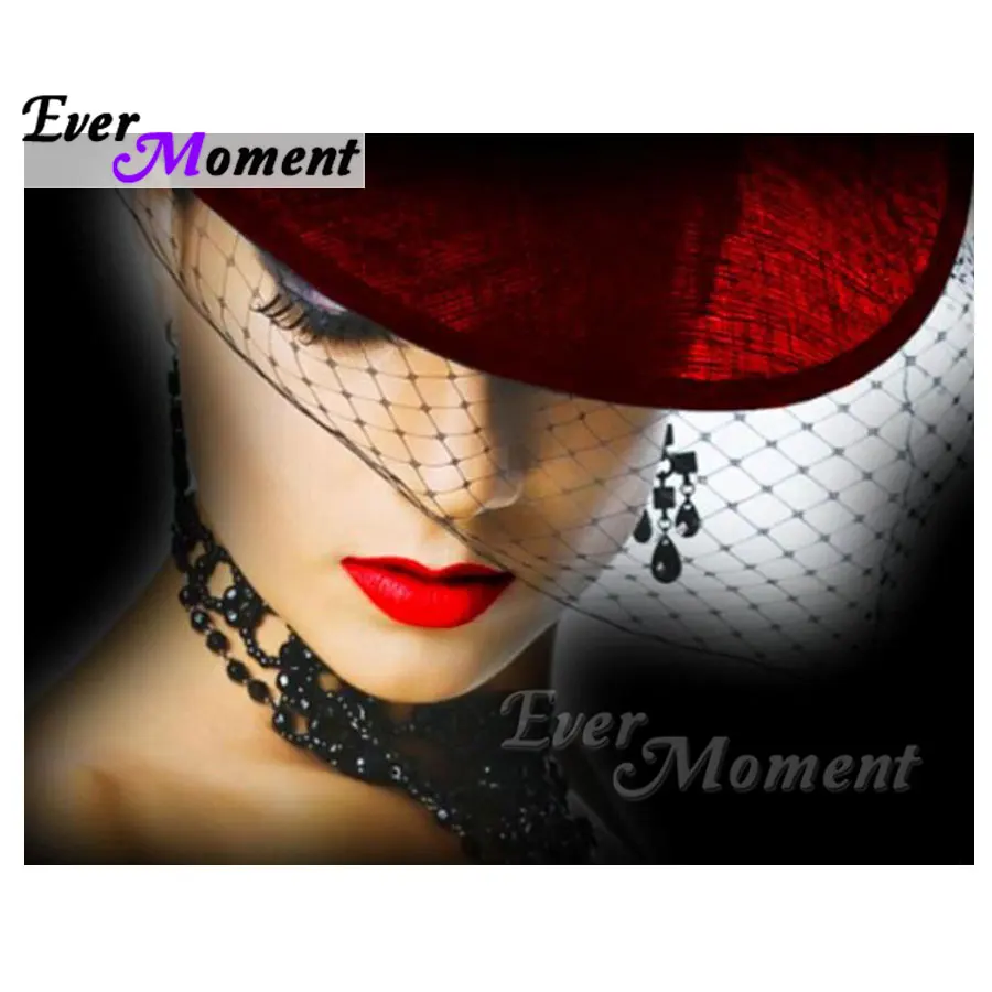 Ever Moment 5D DIY Diamond Painting Red Lip Woman Diamond Mosaic Full Square Drills Rhinestone Artwork Home Decoration ASF1239
Ever Moment 5D DIY Diamond Painting Red Lip Woman Diamond Mosaic Full Square Drills Rhinestone Artwork Home Decoration ASF1239